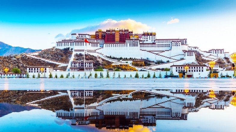 Traveling in Tibet, China