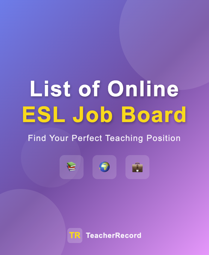 ESL Job Board Directory 2026